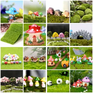 DIY Fairy Garden Accessories Miniature Ornament Statue Figurines For Landscape Pot Dollhouse Home Garden Craft Decorations