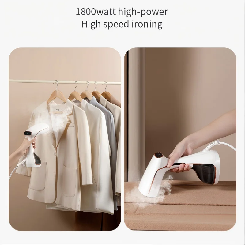 HOMEFISH 2025 Touchscreen Heatproof Handheld Hanging Steam Iron Mini Vertical Iron Brush - Image 4