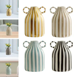 Decorative Flower Vase Home Decoration Flowerpot Creative Design Porcelain Vase for Fireplace Shop Window Bar Bathroom Bookshelf