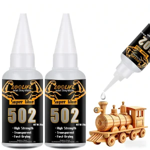 LOOLIFL502Super Adhesive Fast Drying Strong Cyanoacrylate Adhesive, Suitable for Home Repair, DIY Crafts, and Small Parts Repair