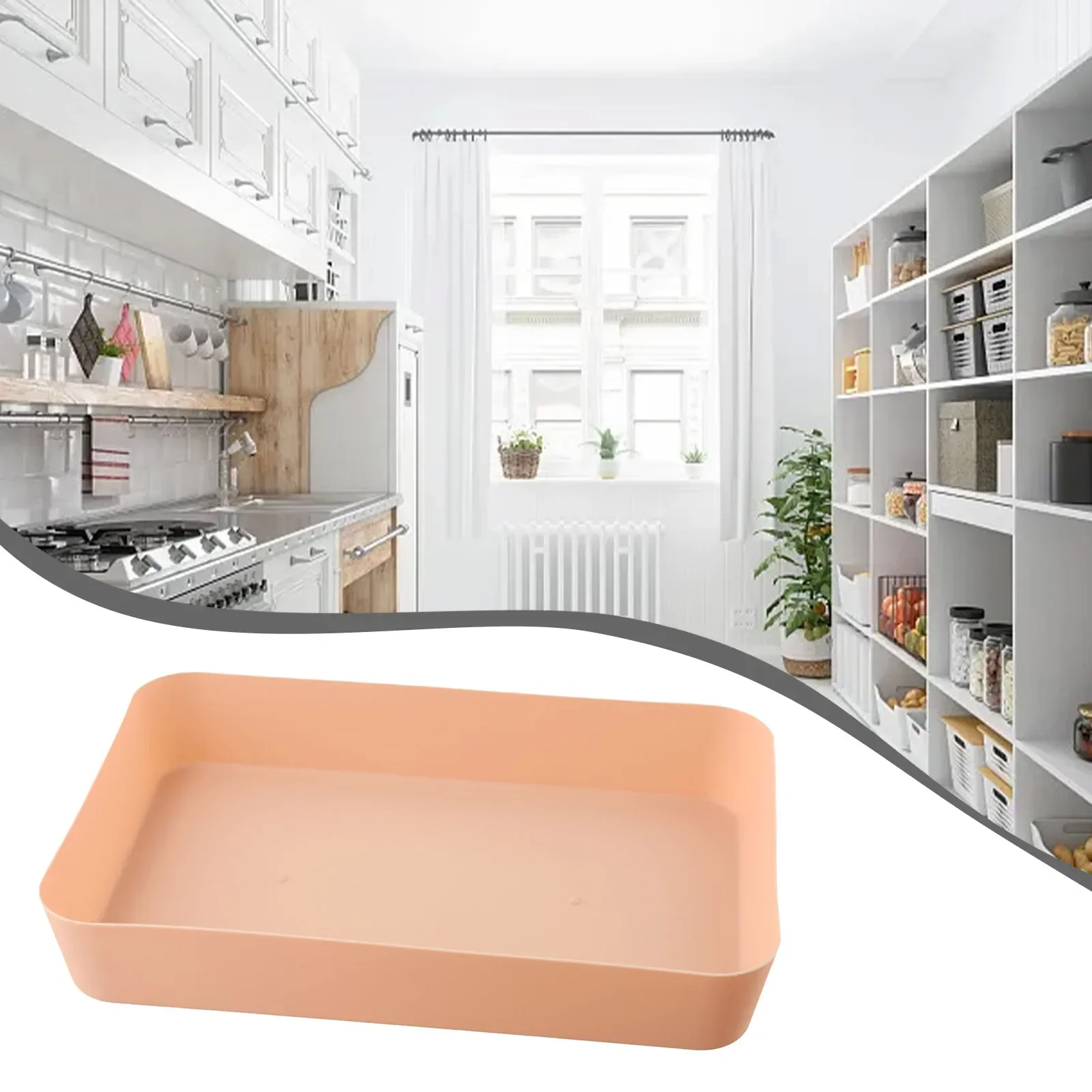 Storage Trays Drawer Partition Storage Box Kitchen Tableware Small Storage Box Multifunctional Cosmetics Sundries Storage Tray - Image 3