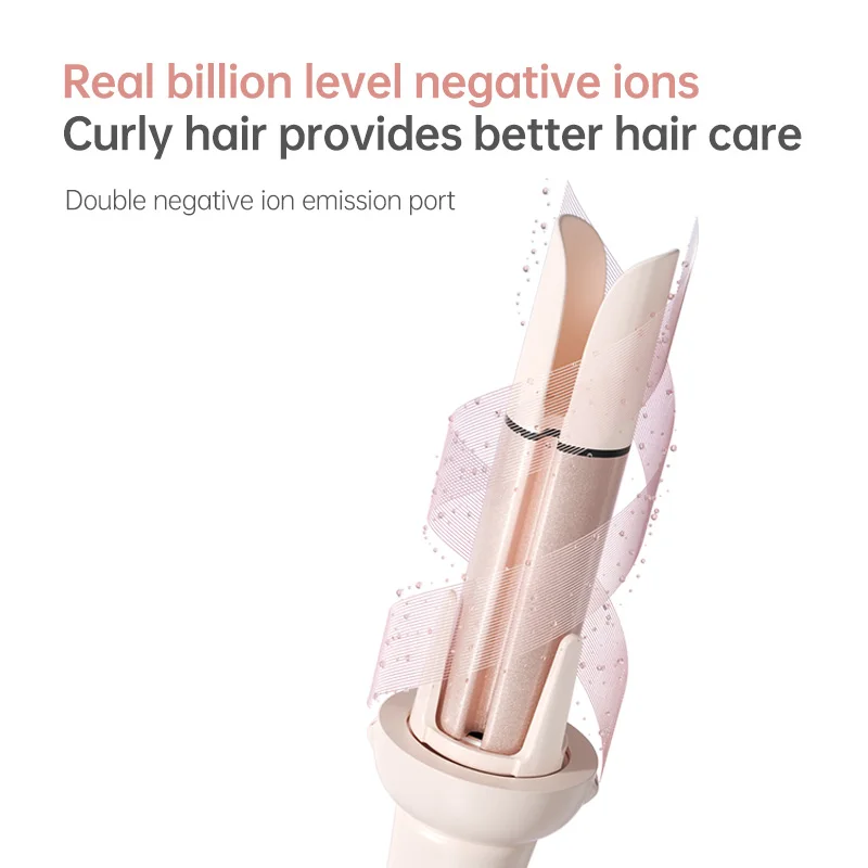 Automatic Hair Curler Negative Ion Ceramic Curling Iron - 40mm Large Wave Perm for Home Use, Lazy Person Electric Curling Wand - Image 3