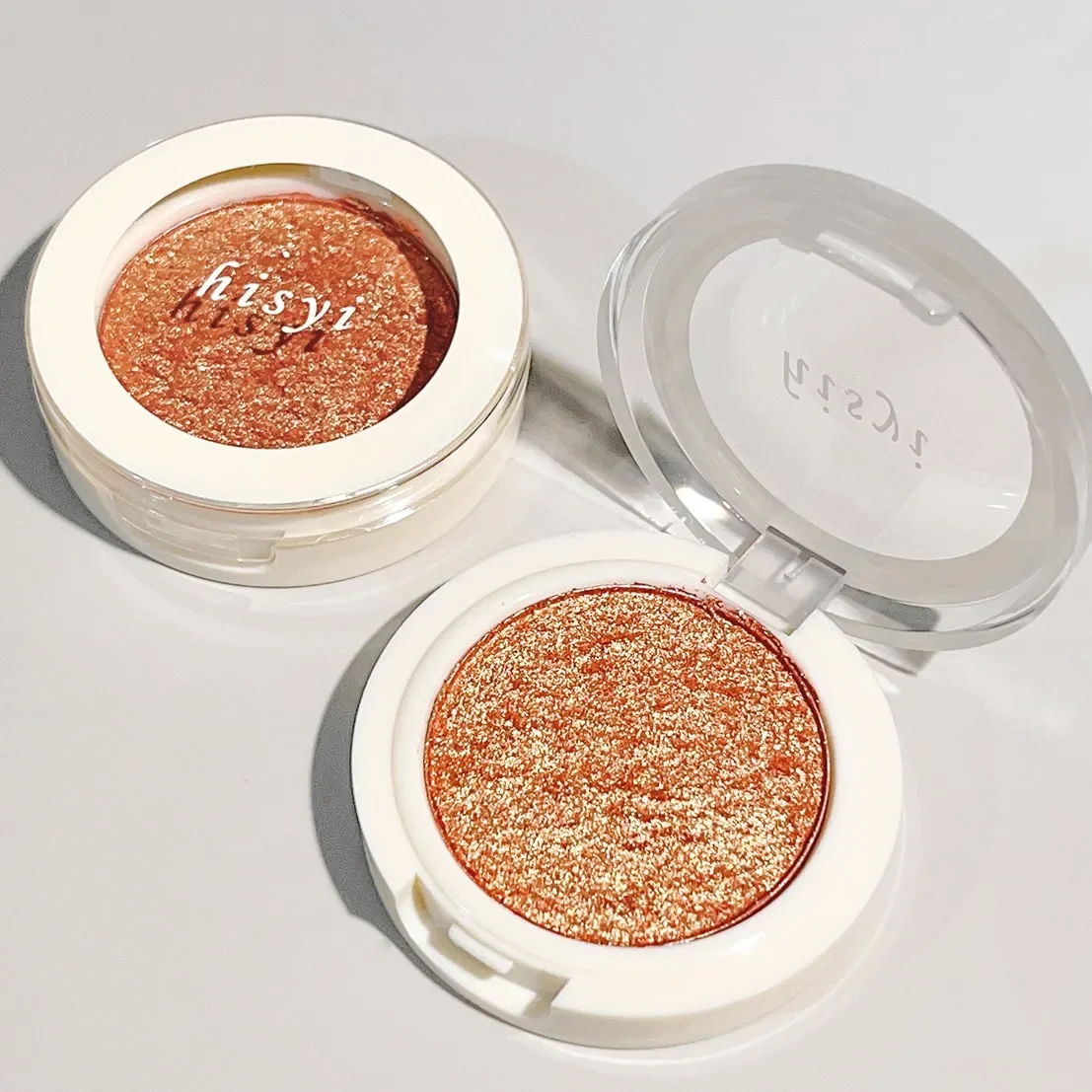 Versatile monochromatic eyeshadow palette - matte and shimmer effects, apricot, earth brown and mist rose for a natural look - Image 6