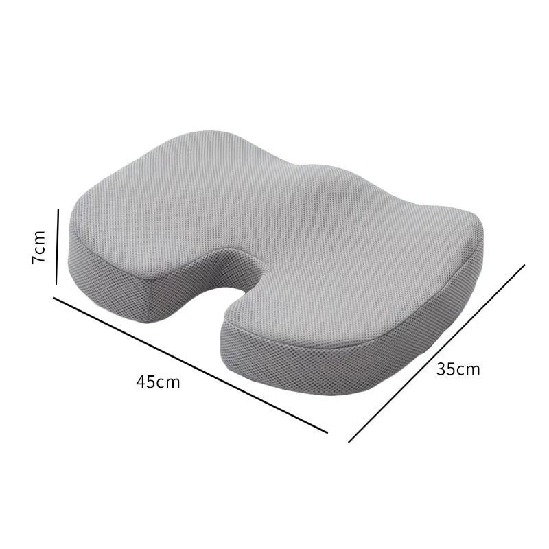 Ergonomic Memory Cotton Office Cushion Hemorrhoid Cushion Chair Cushion Sedentary Artifact Student Ass Cushion - Image 6