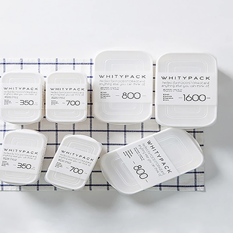 Japanese Frozen Meat Packaging Box Food Grade Refrigerator Storage Fruit Vegetable Preservation Prepare The Dishes Divided Box~ - Image 5