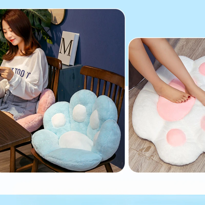 Cat Paw Chair Cushion Lovely Cat Paw CushionCat Paw Shape Chair Cushion Cozy Seat Pad Floor Cushion Seat Pillow - Image 6