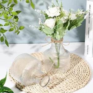 High quality mountain stream style plastic vase, transparent vase, suitable for table decoration, wedding, home, table decoratio