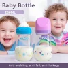 Baby PP baby bottle curved large-caliber anti-fall 280ml baby bottle for newborns over 0 months maternal and child products