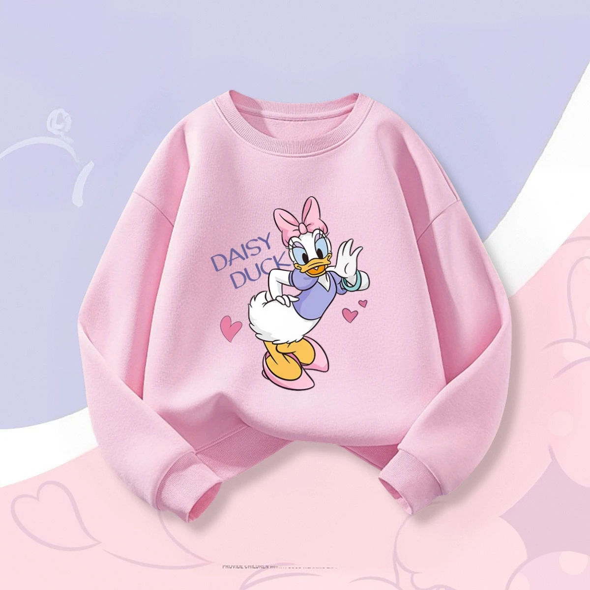 Printed Minnie Cute Baby Girl Long Sleeve Tops Sweatshirts Spring Autumn Loose Fashion Children's Clothes Casual Hoodie Crewneck - Image 3