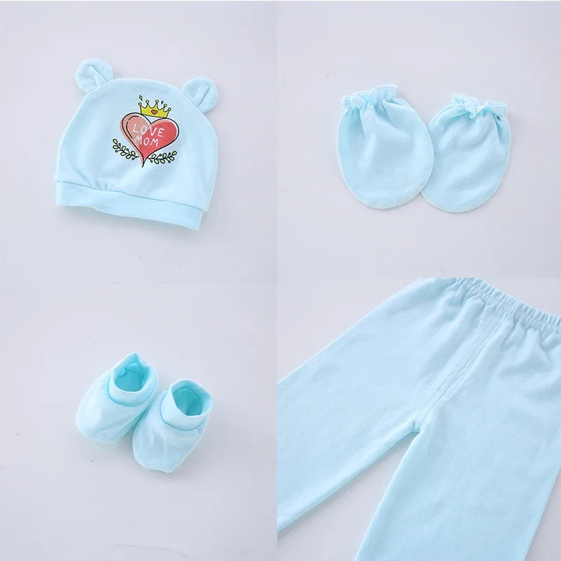 0-3months Cotton Set 10 Pcs/set Girl Boy Clothes Suits for Baby Infant soft safe - Image 5