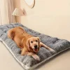 Large Plush Dog Bed Sofa Thickened Super Soft Polyester Pet Mat Dog Crate Mat Bed For Small Medium Large Dog Bed