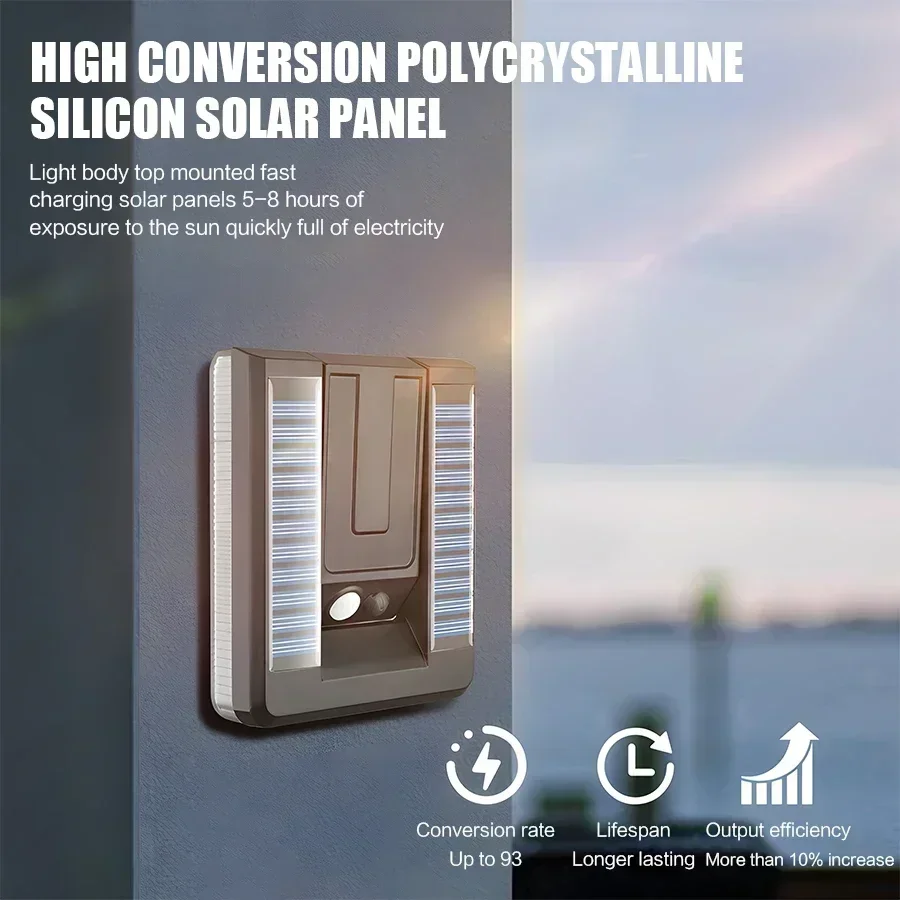 Foldable LED 120° Solar Light Outdoor Wall Lamp Waterproof Spotlights Lamp Motion Sensor Solar 3 Modes Street Light Garden Decor - Image 3