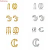 YooFaning Women 24k Gold Plated/925 Silver Ear Clips Versatile Personality Cartilage Zircon No Piercing Earrings Street Jewelry