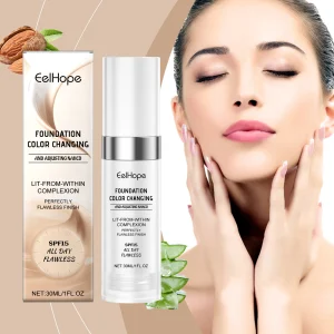 Foundation Moisturizing Liquid Foundation Face Makeup Foundation Light Coverage Dewy Finish Long Lasting Hydrating For Daily