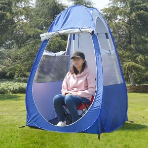Portable Outdoor Fishing Tent UV-protection Tent Pop Up Single Tent Automatic Instant Tent Rain Shading Tent for Outdoor Camping