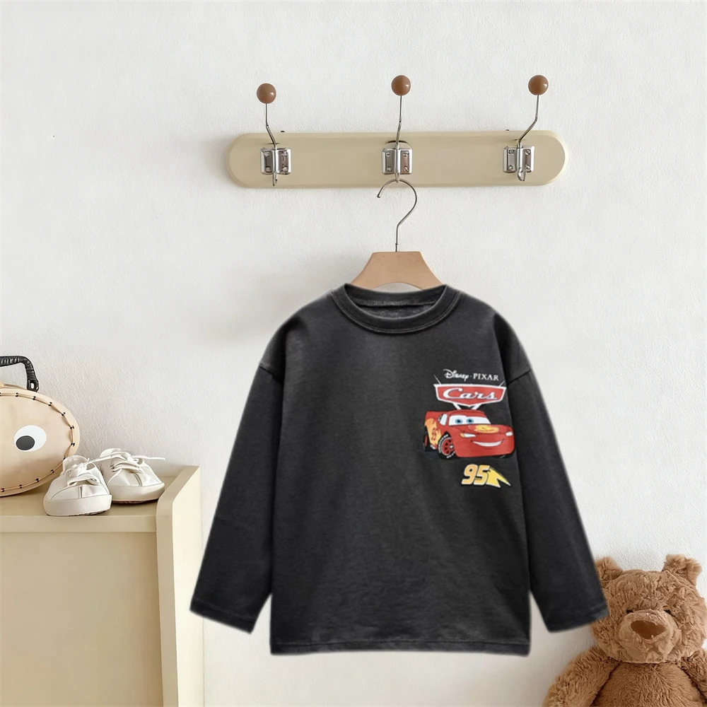 New Style Child Cartoon TShirt Loose Casual Clothing Long-sleeved Tops Kids Fashion Autumn Wear Babies Lovely Mickey Mouse Tees - Image 2