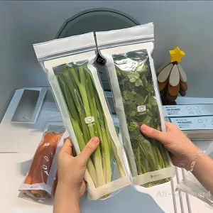 Fruits Vegetables Fresh-keep Bags Reusable Refrigerator Storage Bags Thickened Leakproof Containers Kitchen Sealed Packaging Bag