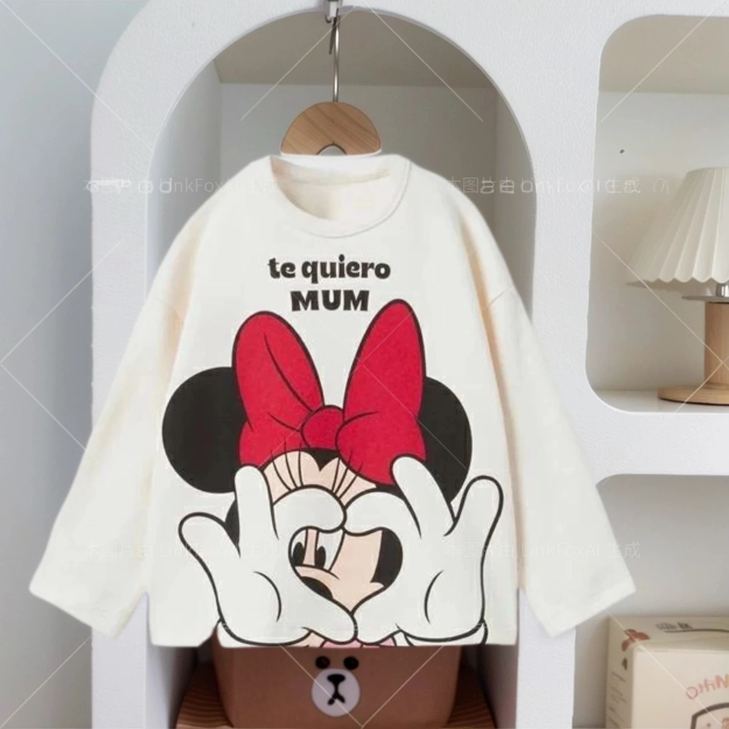 Disney Autumn New Style Clothes Cartoon Hooded Tops 0-7Years Old Boys Fashion Loose Sweatshirts Toddler Cute Printing Hoodies - Image 2