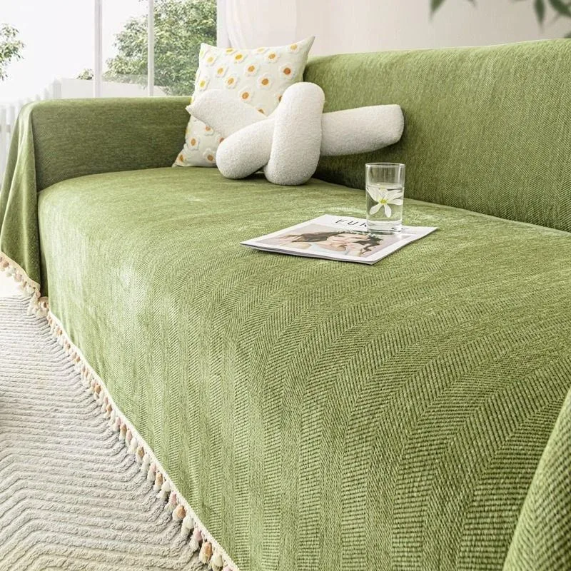 1pcs Full Dustproof Sofa Cover Blanket Non-slip Towel for Living Room Furniture Simple Four Seasons Universal Couch Cushion Mat - Image 6