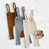 100%Cotton Elasticity Pants Newborn Girls Boys Pp Pants Baby Strap Overalls Toddler Baby Pants Clothes Infant 3-18 Months