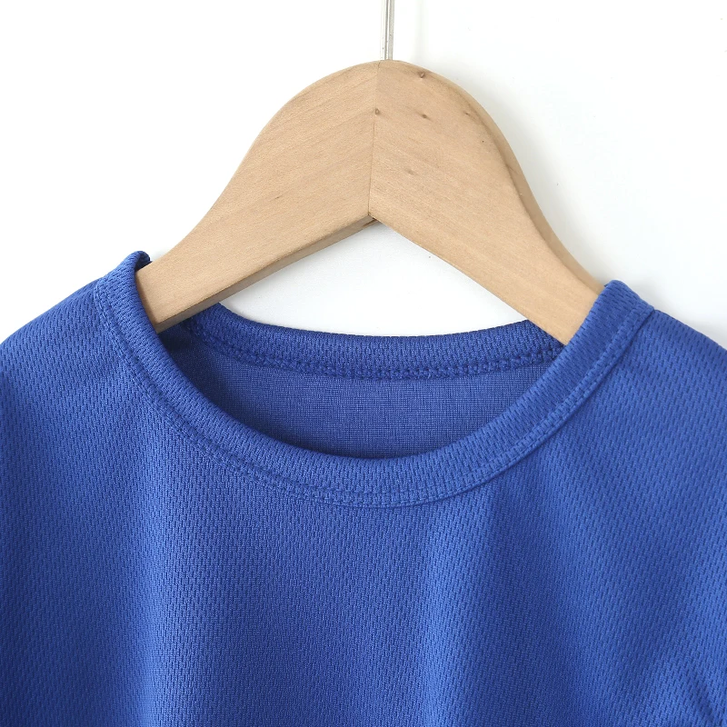 Children Short Sleeve T Shirt Boy Pure Girl Baby Leisure Wear Summer Ventilation Clothes Sports Quick-drying Top - Image 6