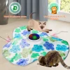 Smart Cat Toys Interactive Hide and Seek Automatic Motion Activated with Extending Concealed Feathers Kitten Teaser Toy