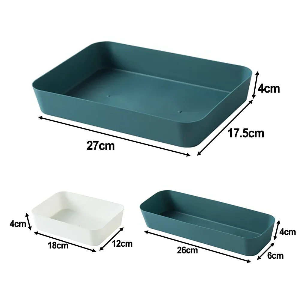 Storage Trays Drawer Partition Storage Box Kitchen Tableware Small Storage Box Multifunctional Cosmetics Sundries Storage Tray - Image 6