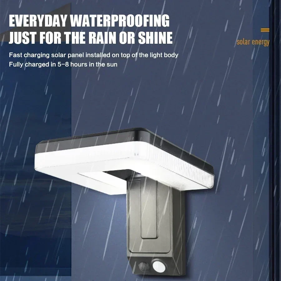 Foldable LED 120° Solar Light Outdoor Wall Lamp Waterproof Spotlights Lamp Motion Sensor Solar 3 Modes Street Light Garden Decor - Image 5