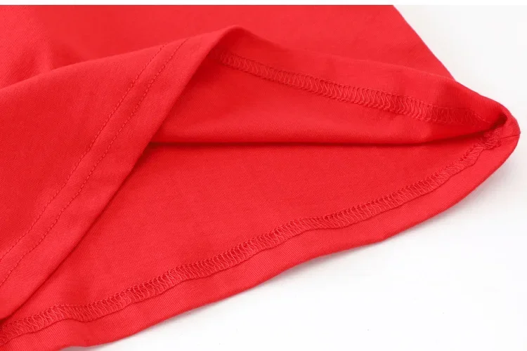 2025 Summer Children's T Shirt Candy Color 100%Cotton T-Shirts For Boys Girls Baby Blank Clothes Kids Tees Short Sleeve T Shirts - Image 6