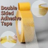5/10/20m Double Sided Tape Strong Traceless Adhesive Waterproof Fixation Mat Carpet Tape Translucent Mesh High Viscosity Tapes