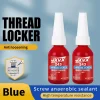 10-pack Anaerobic Adhesive 243 Blue Threadlocker Thread Sealant Anti-Shock Anti-Loosening Adhesive High-Temperature Resistant Removable Equivalent to Loctitl