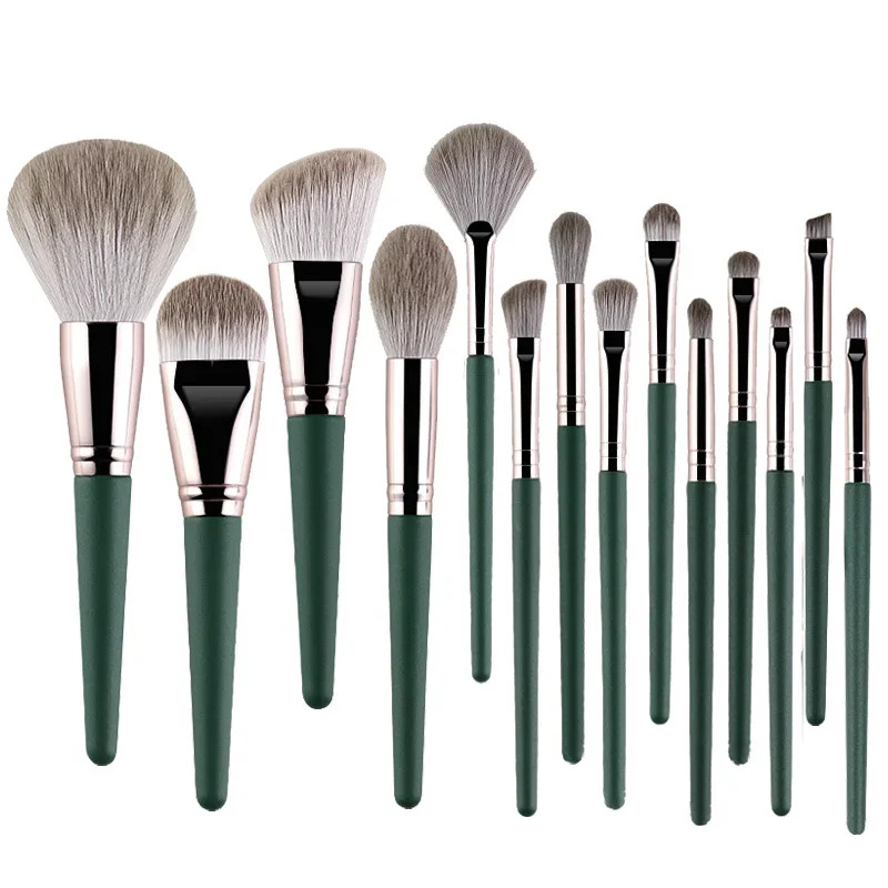 14Pcs Makeup Brushes Soft Fluffy Makeup Tools Cosmetic Powder Eye Shadow Foundation Blush Blending Beauty Make Up Brush - Image 6