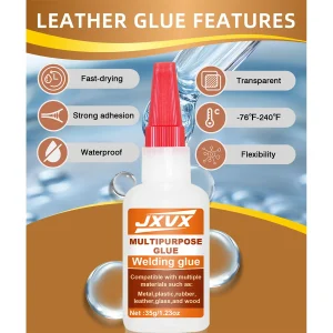 Multi-Purpose Glue for Welding Repairs, Strong Quick-Drying Sealant for Cracks and Breaks, Easy to Apply, Durable Bonding, Suitable for Various Household Materials, Transparent and Odorless, 35 g
