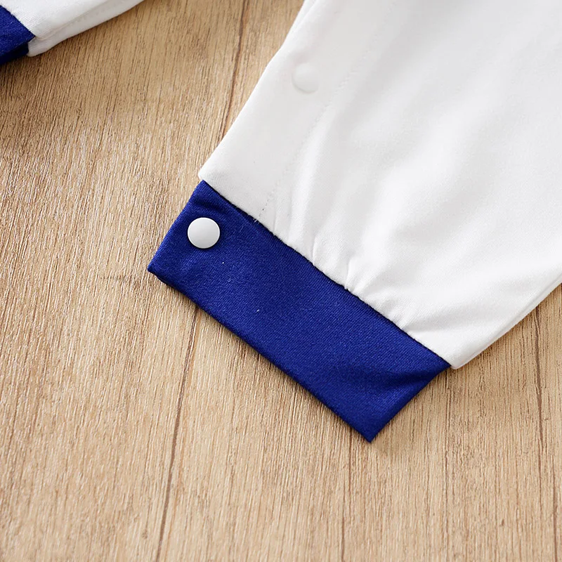 Spring and autumn cute newborn astronaut pattern jumpsuit, suitable for male babies - Image 6