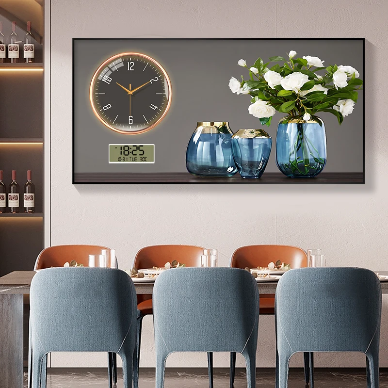 Large Size Aluminum alloy framed Artwork Wall Clock, Luxurious Muted Quartz Clock for Home Decor,living Room,bed Room Décor - Image 5