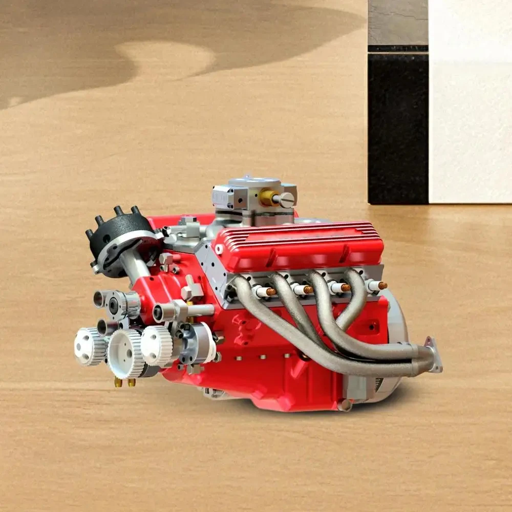 Miniature Engine Model Resin Sculpture Handicraft Automobile Equipped Engine Model Figurine Decoration Decor For Home Bedroom - Image 4