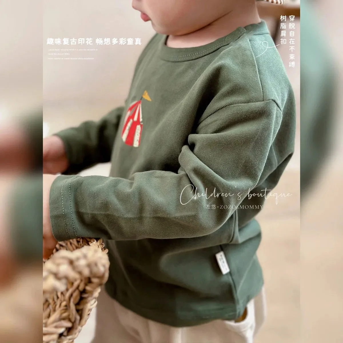 Boys Baby Print Casual Long Sleeve T-shirt Autumn New Clothing Children Simple Fashion Base Shirt Toddler Cute Loose Tops - Image 3