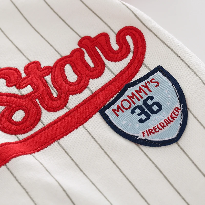 Newborn jumpsuit, summer short-sleeved harem, boy baby romper, jumpsuit, casual thin breathable trendy uniform - Image 4