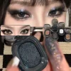 Punk Smoky Black Eyeshadow Makeup Palette Glitter Metallic Dark Silver Eye Shadow Highlighter Pearl Brown Eyes Pigments Cosmetic