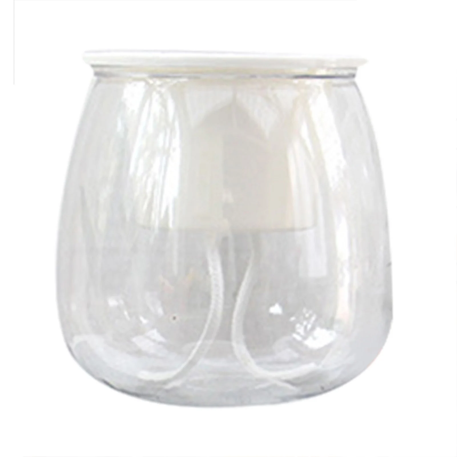 Indoor Self Watering Planter Pots Absorbent Cotton Rope Planter Indoor Plants Pots Office African Violet Pots with Rope - Image 5