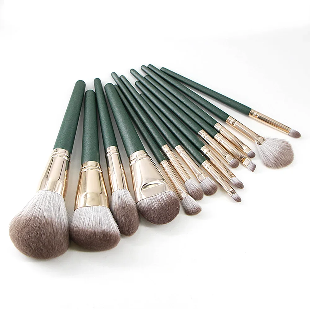 14Pcs Makeup Brushes Soft Fluffy Makeup Tools Cosmetic Powder Eye Shadow Foundation Blush Blending Beauty Make Up Brush - Image 3
