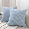Soft Corduroy Cushion Cover For Sofa Living Room Decorative Pillowcase Simple Plain Funda Cojin Home Decor Throw Pillow Cover