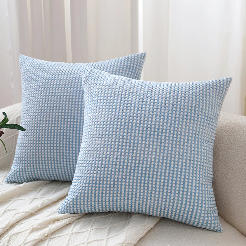 Soft Corduroy Cushion Cover For Sofa Living Room Decorative Pillowcase Simple Plain Funda Cojin Home Decor Throw Pillow Cover