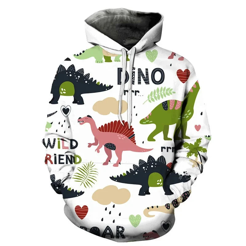 Cartoon Dinosaur 3D Printed Hoodies For Men Clothes Funny Fashion Women Sweatshirt Casual Streetwear Pullovers Y2k Tracksuit Top - Image 5