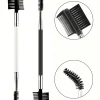 1/2/5PCS 3 Head Eyebrow Eyelash Shaper Double Head Brush Makeup Grooming Tool Cosmetic With 3 Different Spoolie Brushes