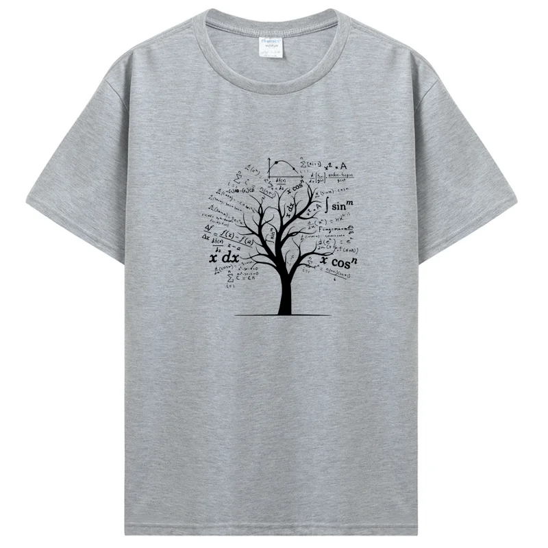 Calculus Algebra Tree Math Teacher Geek Pattern T-shirt Streetwear Birthday Gift Summer T-shirt Women's Clothing Personality Y2K - Image 2