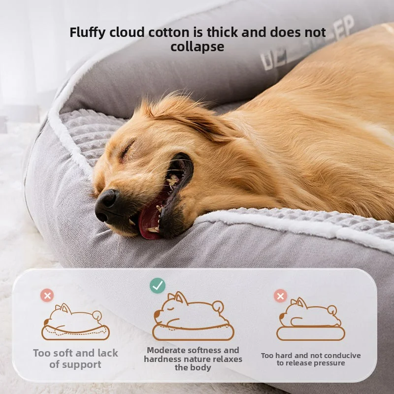 New Cat Bed Dog Pet Bed Kennel Non-Slip Winter Warm Small Dog Kennel Sleeping Removed Washed Soft Puppy Cushion Cat Supplies - Image 3