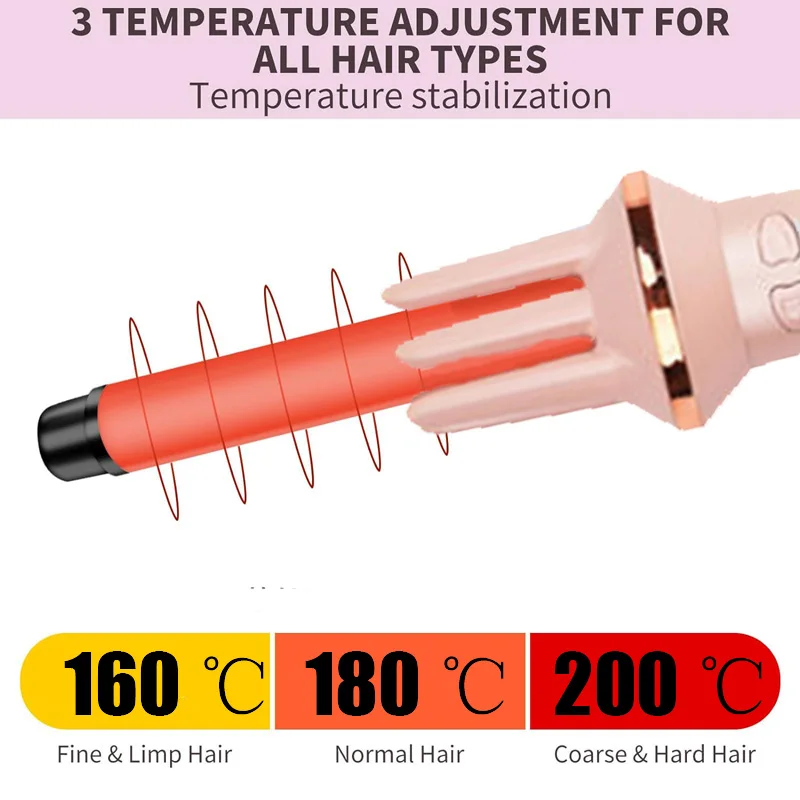 Automatic Curler Negative Ion Lazy Person Large Curling Wave Perm Household Small Type Electric Ceramic Spin Curling Iron - Image 4