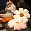 60cm Petal Plush Seat Cushion Comfortable Chair Pad for Long Sitting Home Office