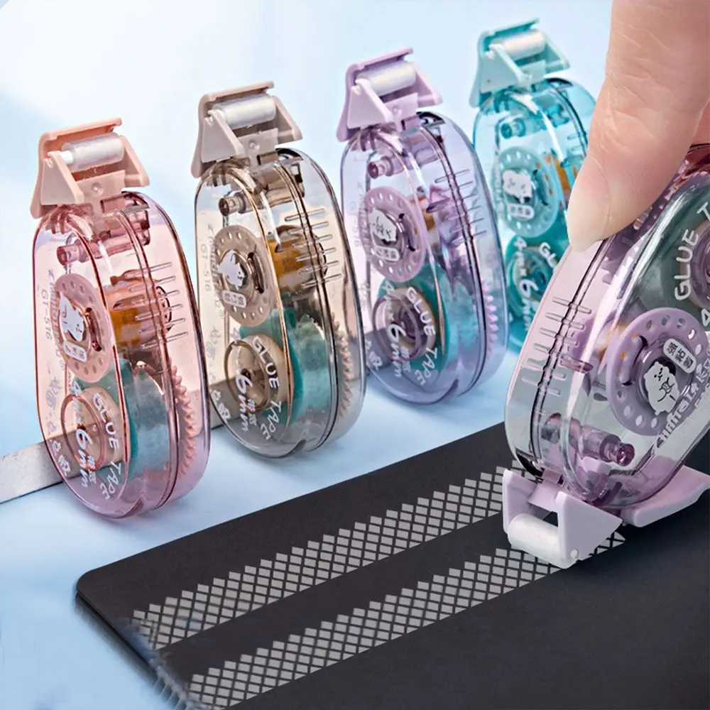 School Supplies Diary Journal Photo Album DIY Stationery Double Sided Adhesive Tape DIY Craft Supplies Dot Glue Roller Tapes - Image 3